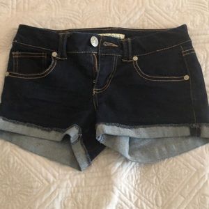 denim shorts